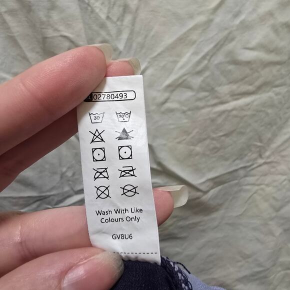 Halara Patitoff 2.0 Pet Hair Resistant High Waist Crossover blue bite shorts XL - Picture 10 of 10